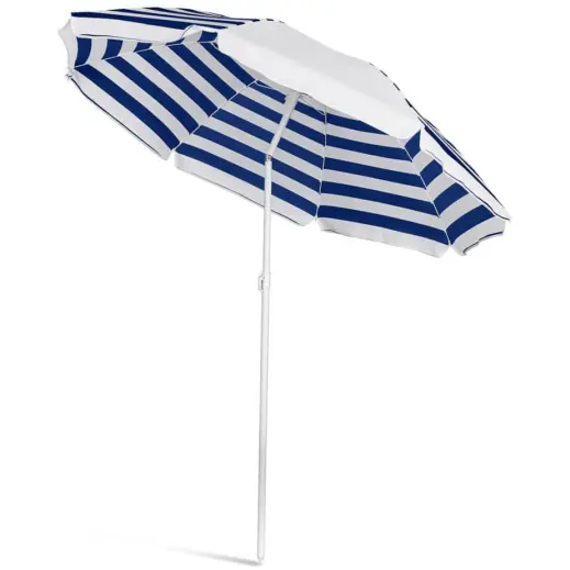 Serendipio Tanereef Stripe Beach Umbrella Navy Inner